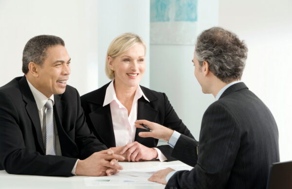 A business discussion