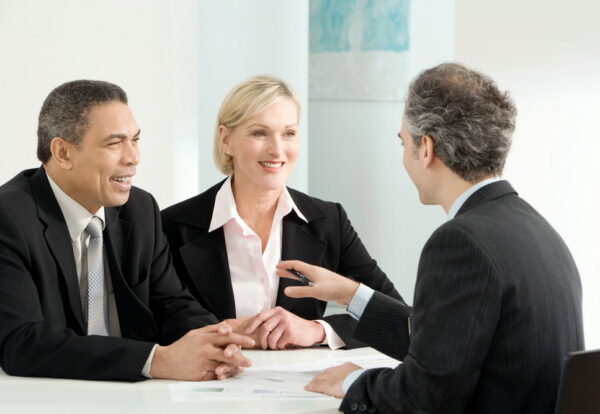 A business discussion