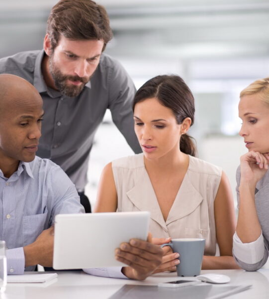 Collaborating with my coworkers.